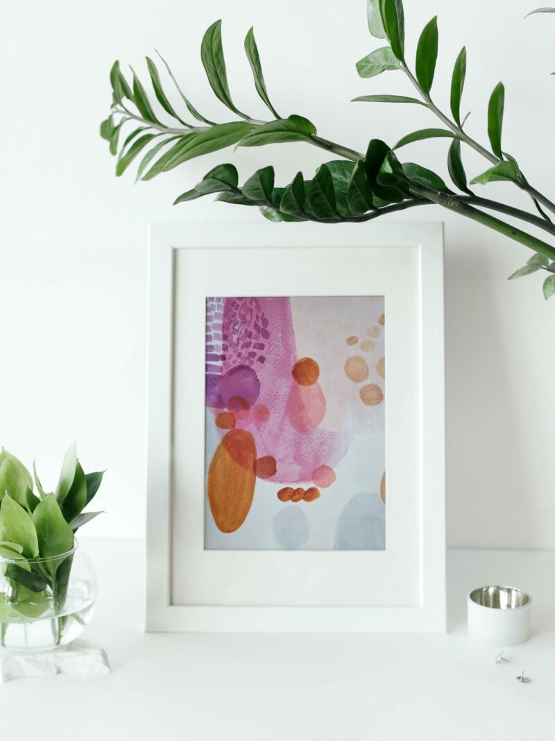 Obraz abstrakcyjny "Pink Impressions"