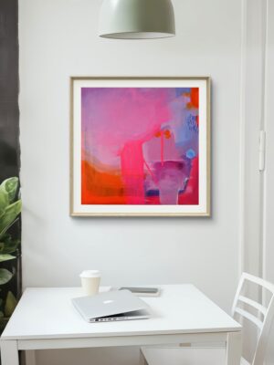 "Head above the clouds" Reprodukcja Fine Art Print