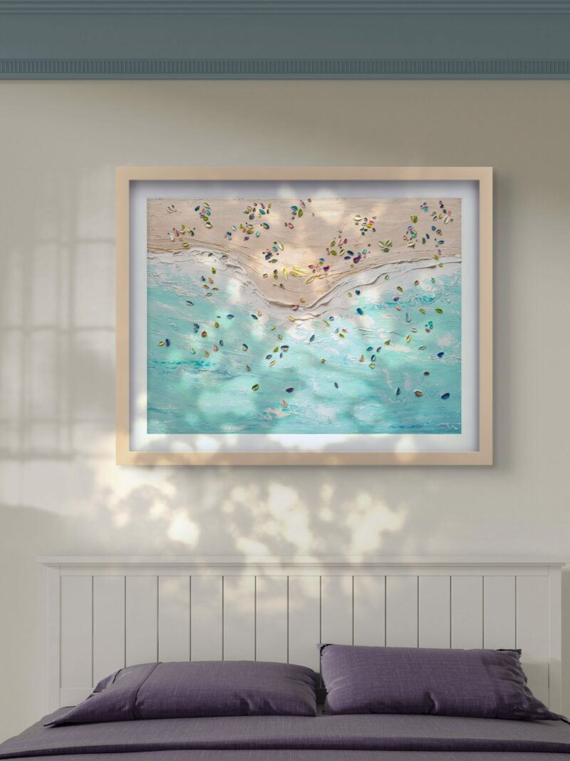 "Paradise beach" Reprodukcja Fine Art Print